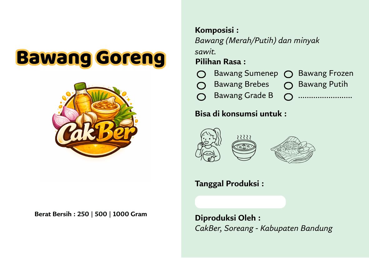 BAWANG GORENG SUMENEP PREMIUM